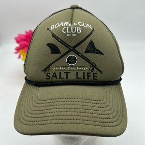 Salt Life Boar and Gun Club Trucker Hat Adjustable HT6680E